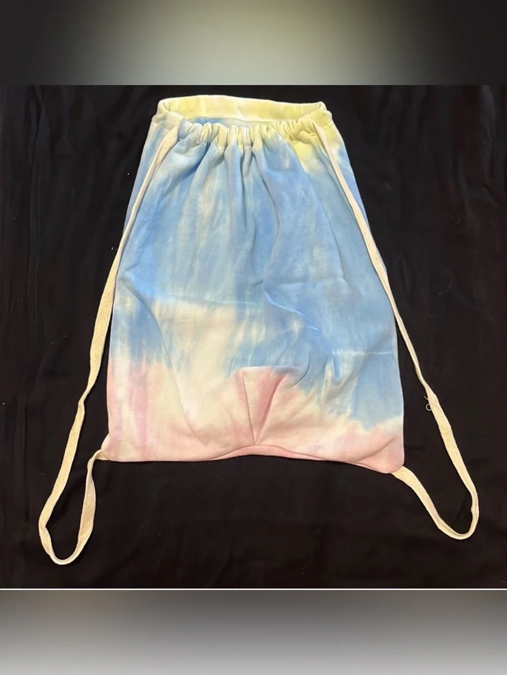 Boys Lie Cotton Candy Tie Dye Drawstring Bag Unreleased Rare NWT Sticker
